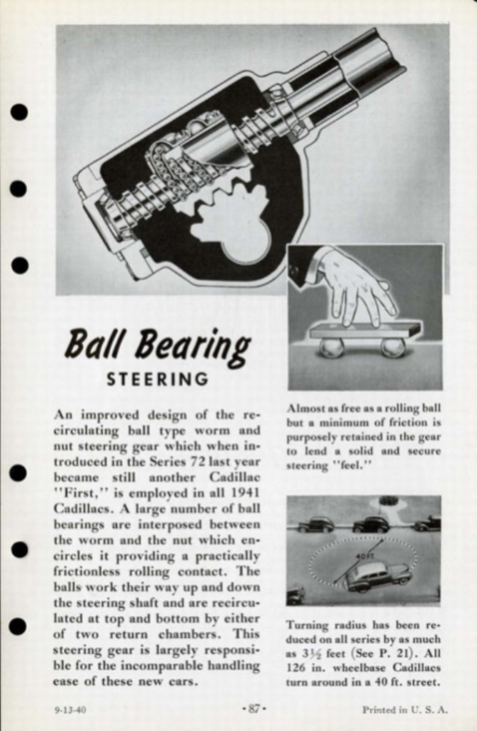 1941 Cadillac Salesmans Data Book Page 62
